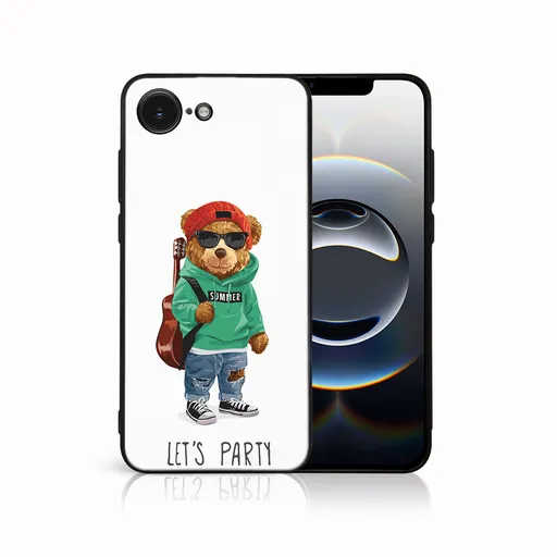 MY ART Ochranný kryt pre Apple iPhone 16e BEAR (177)