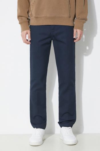 Nohavice Dickies 872 pánske, tmavomodrá farba, priliehavé, DK0A4XK8