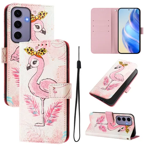 ART Peňaženkový kryt pre Samsung Galaxy S24 5G FLAMINGO
