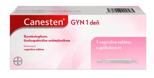 Canesten Gyn 1 deň tbl.vag.1 x 500 mg