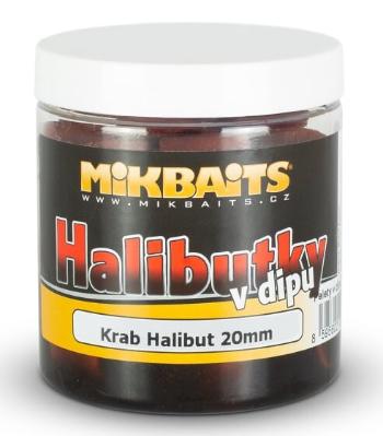 Mikbaits pelety halibutky v dipe 20 mm 250 ml - krab halibut