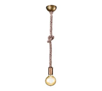Závesné osvetlenie Trio Rope mosadz 310100104