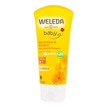 Weleda bio körömvirágos natúr baba tusfürdő és sampon 200 ml