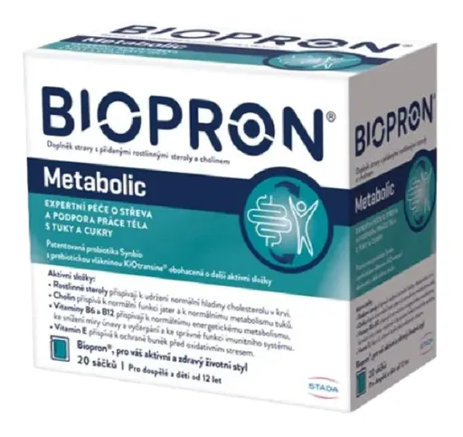 Biopron Metabolic prášok 20 vrecúšok