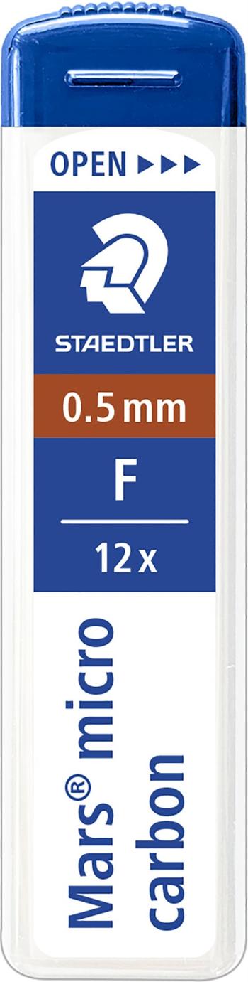 Grafit ceruzabél STAEDTLER Mars Micro 0,5 mm F - 12 tinta csomagonként