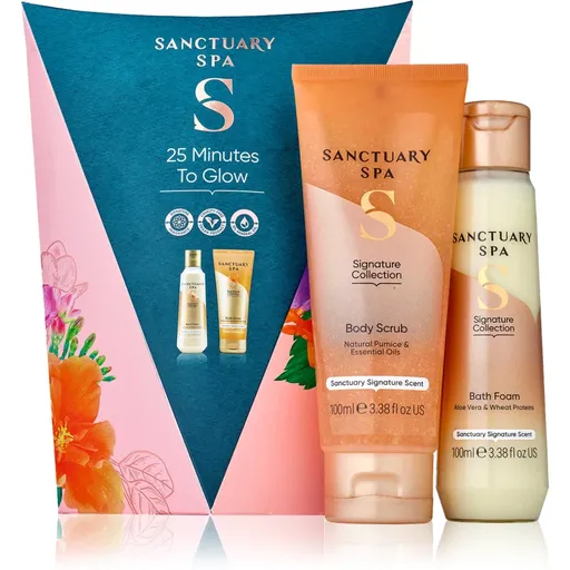 Sanctuary Spa Signature Collection darčeková sada do kúpeľa 25 Minutes To Glow