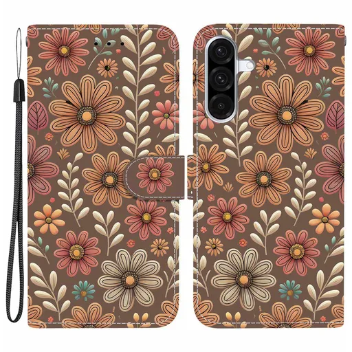 ART Peňaženkový obal pre Samsung Galaxy A56 VINTAGE BLOSSOM