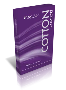 MAXIS COMFORT COTTON LÝTKOVÉ PANČUCHY veľkosť 8,normálne, so špičkou, bronz 1pár