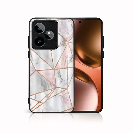 MY ART Ochranný kryt pre Realme GT 7 5G PINK MARBLE (143)