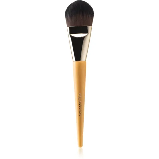 Clarins Flat Foundation Brush plochý štetec na make-up 1 ks