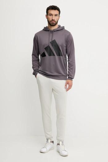 Tepláková súprava adidas BL FT HD TS šedá farba, JI8871