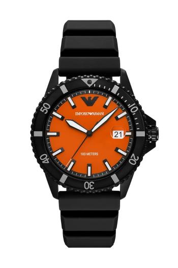 Hodinky Emporio Armani pánske, čierna farba, AR11684