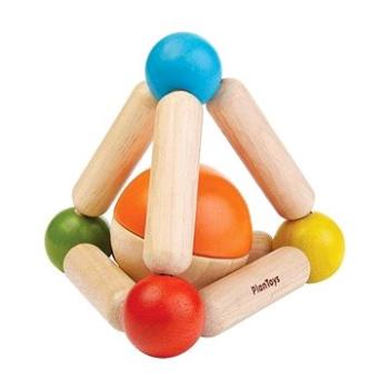 PlanToys tvarovacia hrkálka – triangel (8854740052445)