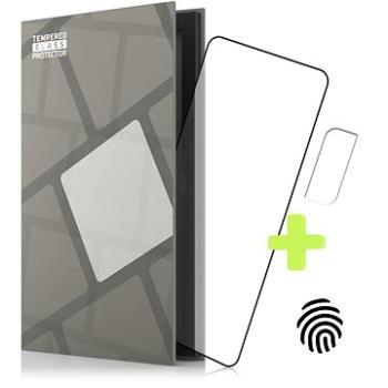 Tempered Glass Protector rámčekové na Samsung Galaxy S22+ 5G + sklo na kameru (TGR-S22PX-BL)