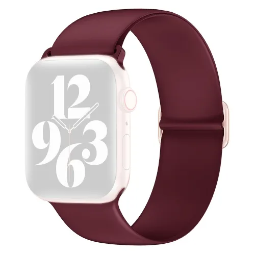 ELASTIC Remienok Apple Watch Ultra 1 / 2 / 3 (49mm) / 9 / 8 / 7 (45mm) / 6 / SE / 5 / 4 (44mm) / 3 / 2 / 1 (42mm) červený
