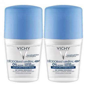Vichy Súprava minerálnych guľôčkových dezodorantov (Mineral Deodorant) 2 x 50 ml