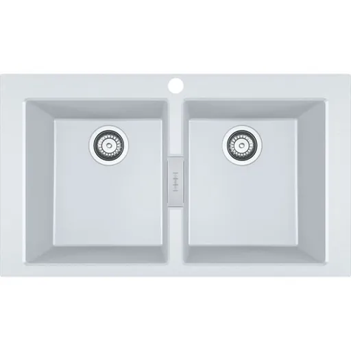 Dvojdrez Franke Sirius US2D 620-86 biela 143.0637.160