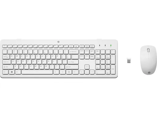 HP 230 klávesnice a myš/bezdrátová/white CZ/SK