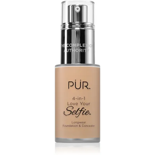 PÜR Cosmetics 4-in-1 Love Your Selfie make-up a korektor 2 v 1 odtieň MG5 30 ml