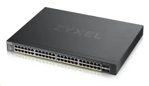 Zyxel XGS1935-52HP, 52 Port Lite-L3 Smart Managed PoE Switch, 48x Gigabit PoE a 4x 10G SFP+, hybridný mode