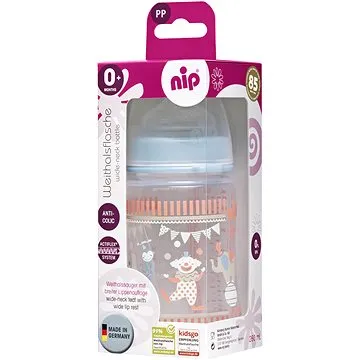 Nip PP fľaša sa širokým hrdlom 260 ml chlapec (4000821350410)