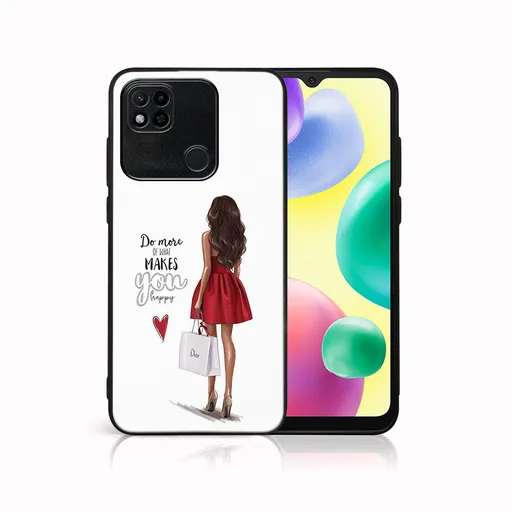 MY ART Ochranný kryt pre Xiaomi Redmi 10A RED DRESS (137)