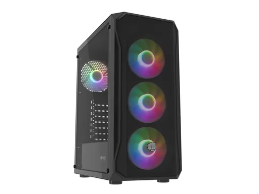 PC skriňa Fury SHOBO/Midi Tower/Transpar./Čierna