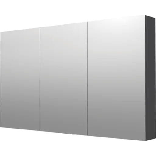 Zrkadlová skrinka Naturel 120x72 cm lamino šedostrieborná GALCA1120