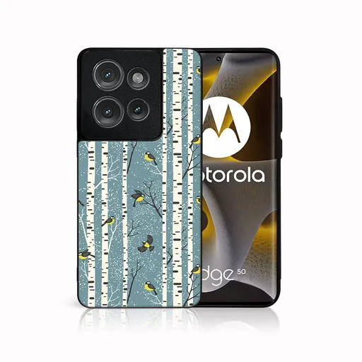 MY ART Kryt s vianočným dizajnom Motorola Edge 50 BIRCH (072)