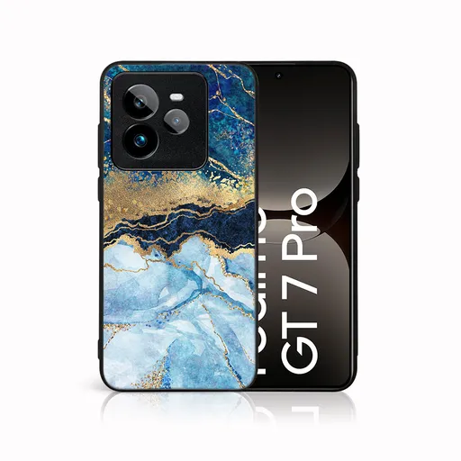 MY ART Ochranný kryt pre Realme GT 7 Pro 5G BLUE MARBLE (141)