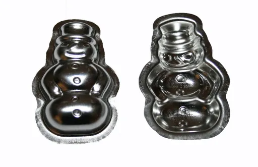 SMOLÍK COOKIE - Formička snehuliak malý 20ks, 5cm, pocínovaná