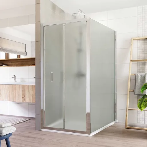 Mereo Sprchovací kút, Lima, obdĺžnik, zalamovací, 80x90 cm, chróm ALU, sklo Point CK87192K