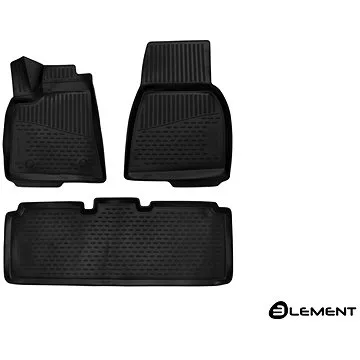 SIXTOL 3D Gumové koberce TESLA Model S, 2012 -