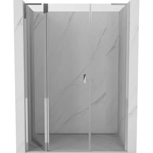 MEXEN/S - Mist L sprchové dvere krídlové 140, transparent, chróm 8A4L-140-001-01-00