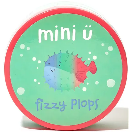 Mini-U Fizzy Plops farebné šumivé tablety do kúpeľa 3x40 g