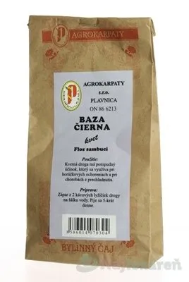 AGROKARPATY BAZA ČIERNA kvet, 30g