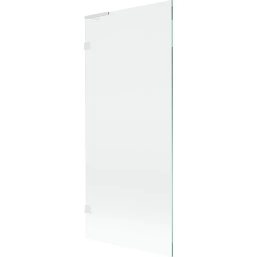 MEXEN/S - Lunar L vaňová zástena FIX 80 x 150, transparent, biela 897L-080-000-20-00