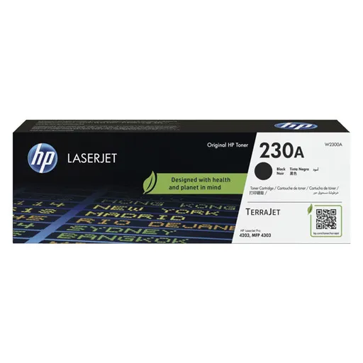 HP originál toner W2300A, HP 230A, black, 2000str., čierna