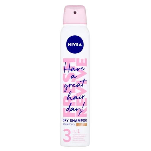NIVEA Fresh Revive Suchý šampón pre svetlejší tón vlasov 200 ml
