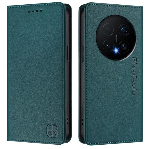 RINA Zaklápacie puzdro pre Honor Magic8 Pro tmavozelené
