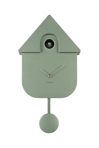 Kukučkové hodiny Karlsson Modern Cuckoo Metallic