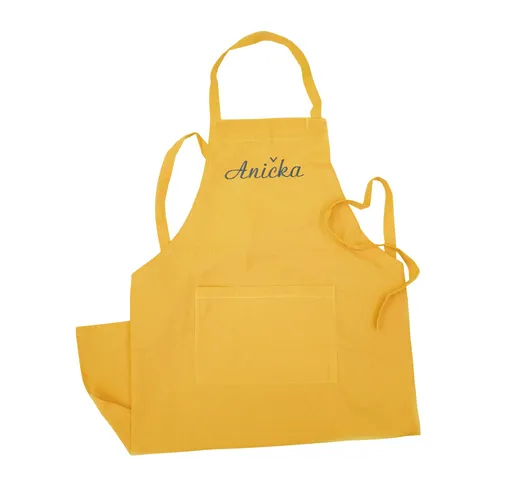 Kuchynská zástera s výšivkou