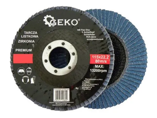 Kotúč na kov lamelový 125mm P60 Premium GEKO G78512