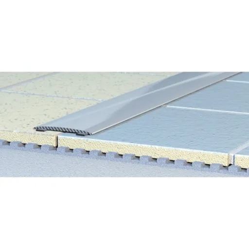 Lišta prechodová "rovná" Havos chróm, hliník elox, dĺžka 90 cm, LPRS3ALE90