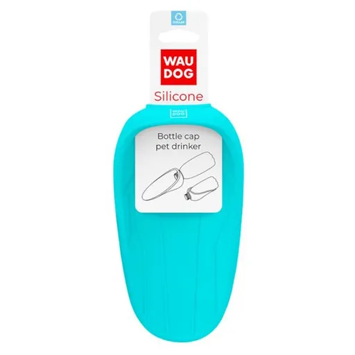 WAUDOG Silikón Nadstavec na fľašu modrý 65x90 mm