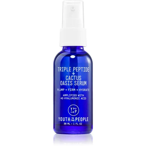 Youth To The People Oasis Triple Peptide + Cactus Serum pleťové sérum na tvár a krk 30 ml