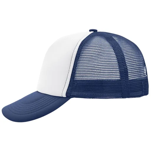 Myrtle Beach (Daiber) 5 panelová šiltovka MB070 - Biela / tmavomodrá | uni