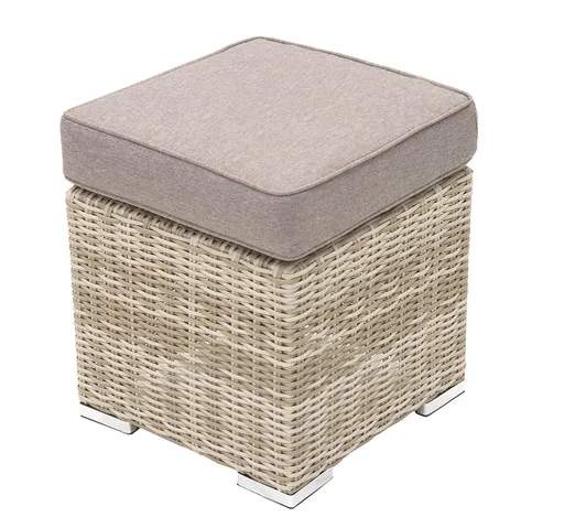 DEOKORK Taburet SEVILLA 40 x 40 cm (béžová)