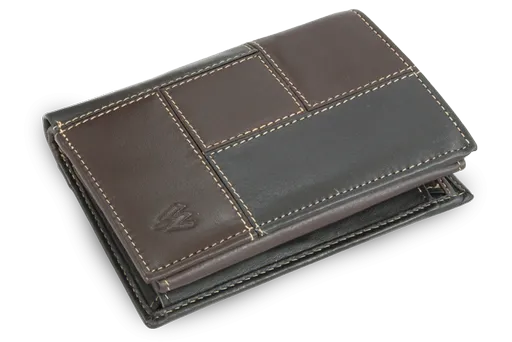 Pánska kožená peňaženka so zaistením dokladov 514-4358A-60/47