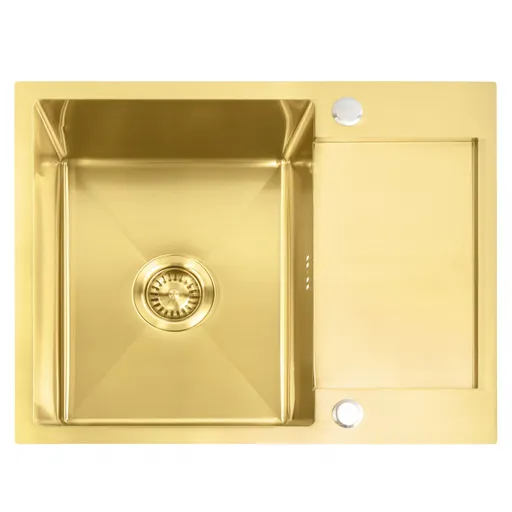 REA REA - Oceľový drez Paul BRUSH GOLD ZLE-06010